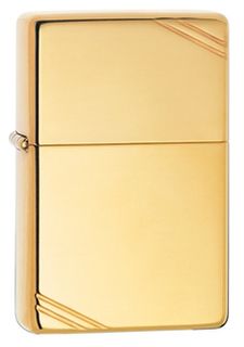 Zippo High Polish Brass Vintage Series
