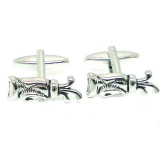 Cuff Links - Golf Bag