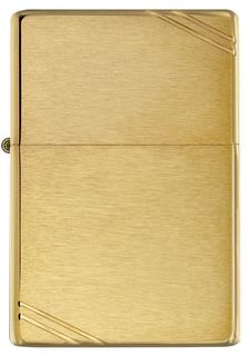 Zippo Brushed Brass Vintage Series