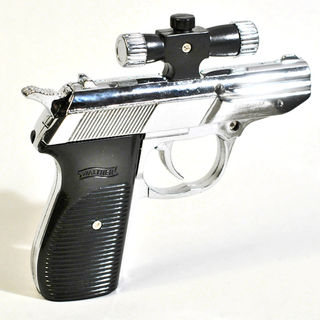 Gas Lighter - Walther PPK Hand Gun with Laser