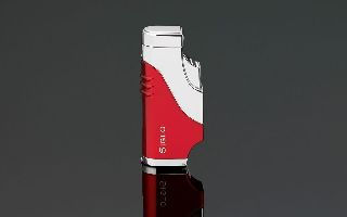 Siglo Triple Flame Lighter - Red