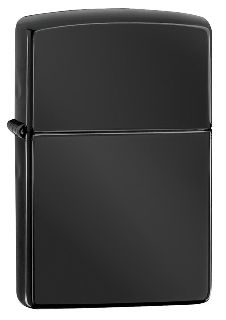 Zippo Ebony High Polish Black Lighter