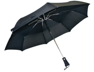 Men's Auto Folding Umbrella - Black