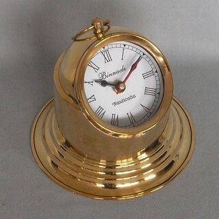 Brass Binnacle Clock