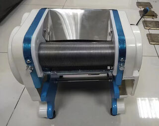 Tobacco Leaf Electric Cutting Machine (Blue) with Built-in Tray