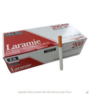 Cigarette Tubes Laramie Ultra Slim - Carton of 200 tubes