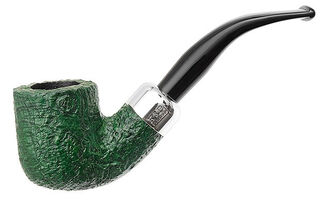 Peterson Pipe St Patrick 2020 2nd Sandblasted 01 Bent Fishtail