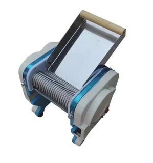 Tobacco Leaf Electric Cutting Machine (Blue) with Long Flat Tray