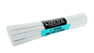 Randy's Soft White 6 Inch Tapered Pipe Cleaners 44 pack